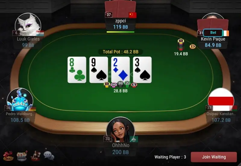 Cách chơi Poker đơn giản tại 789club